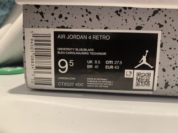 Air Jordan 4 University Blue - Image 7